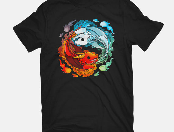 Yin Yang Fire Water Dragons