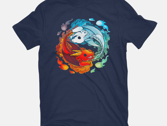 Yin Yang Fire Water Dragons