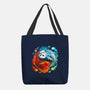 Yin Yang Fire Water Dragons-none basic tote bag-Vallina84