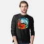 Yin Yang Fire Water Dragons-mens long sleeved tee-Vallina84