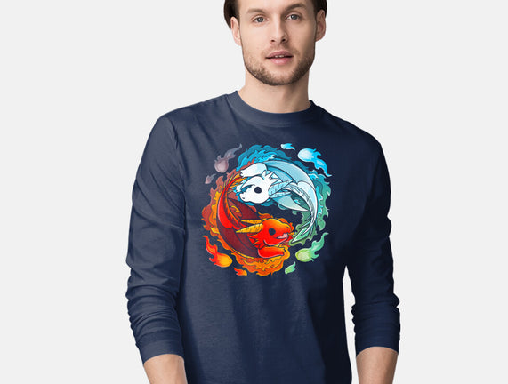 Yin Yang Fire Water Dragons