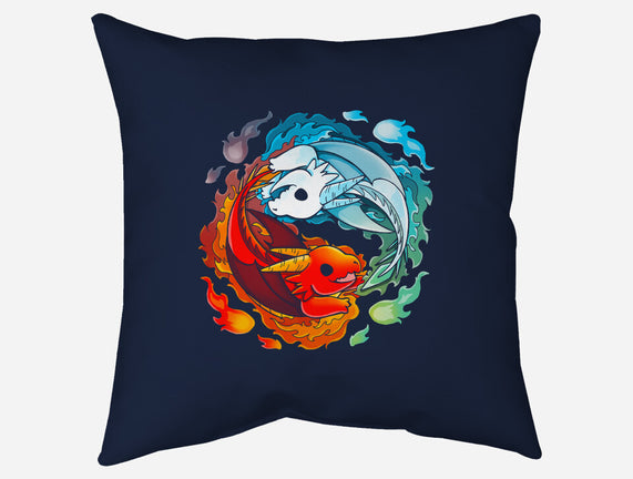 Yin Yang Fire Water Dragons