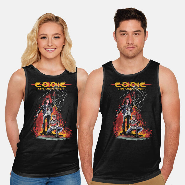 The Defender-unisex basic tank-zascanauta