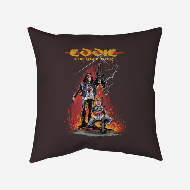 The Defender-none removable cover throw pillow-zascanauta