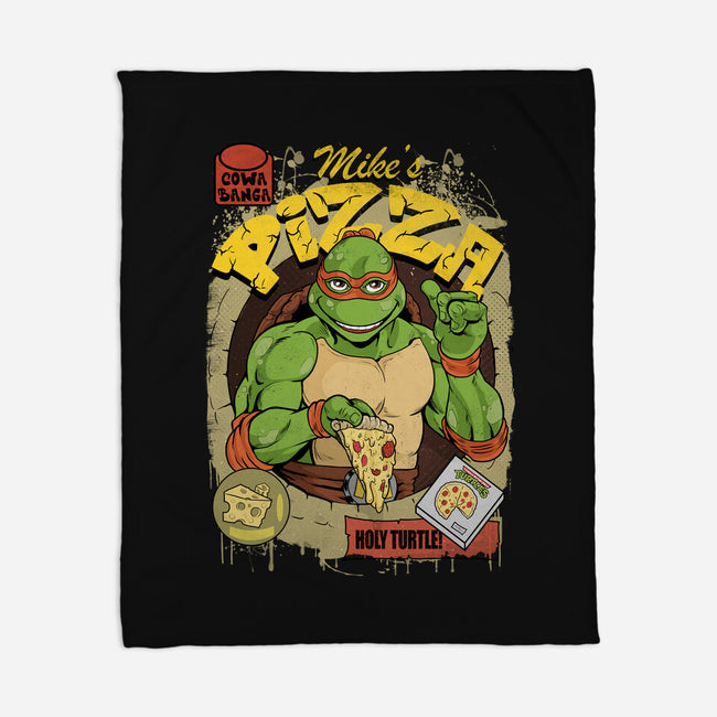 Mike's Pizza-none fleece blanket-Nihon Bunka