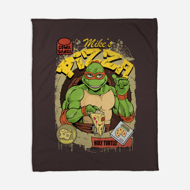 Mike's Pizza-none fleece blanket-Nihon Bunka