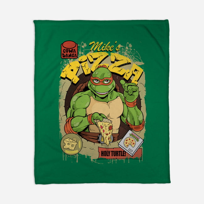 Mike's Pizza-none fleece blanket-Nihon Bunka