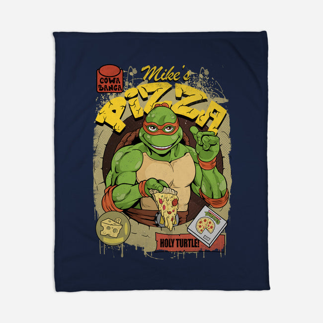 Mike's Pizza-none fleece blanket-Nihon Bunka