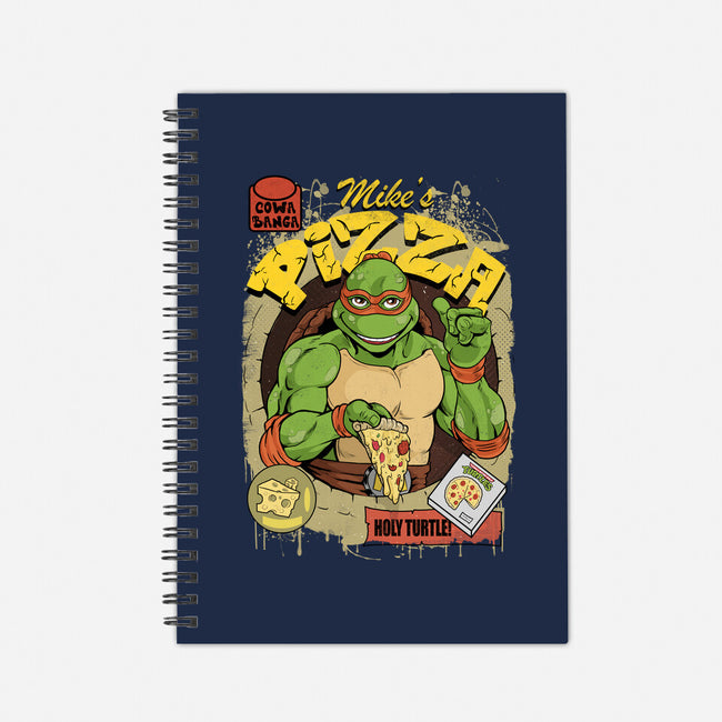 Mike's Pizza-none dot grid notebook-Nihon Bunka