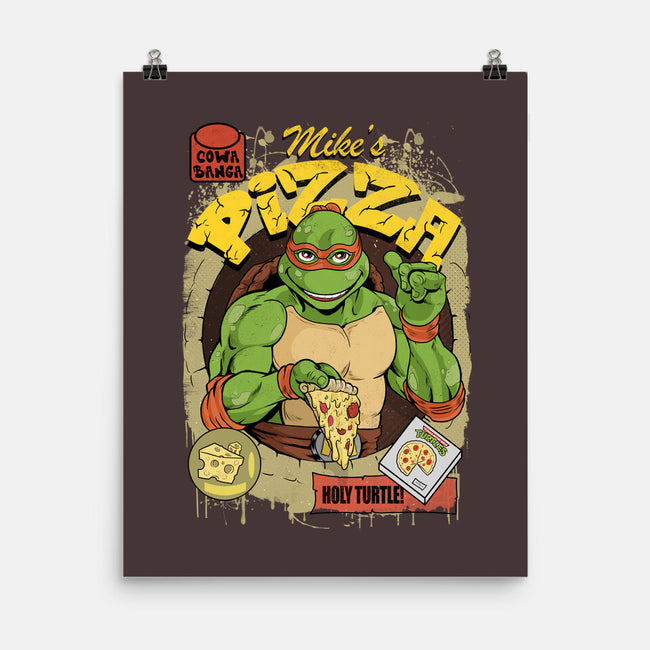 Mike's Pizza-none matte poster-Nihon Bunka