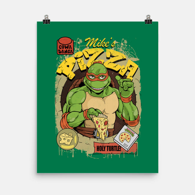 Mike's Pizza-none matte poster-Nihon Bunka