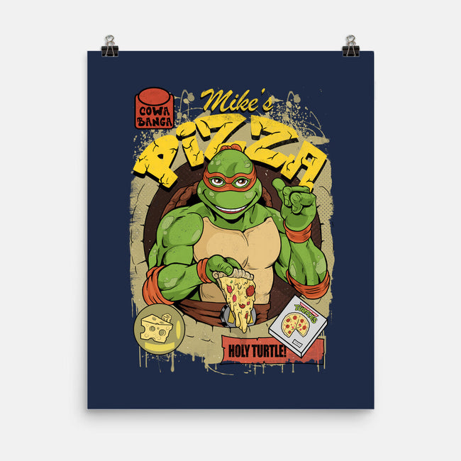 Mike's Pizza-none matte poster-Nihon Bunka