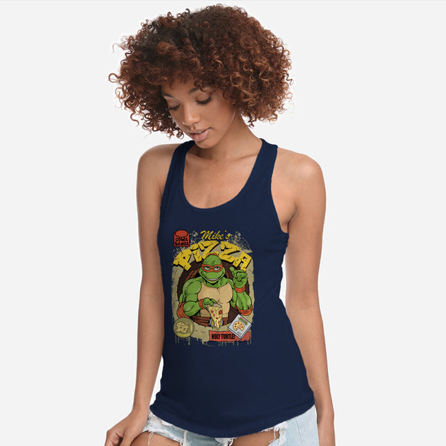 Mike's Pizza-womens racerback tank-Nihon Bunka