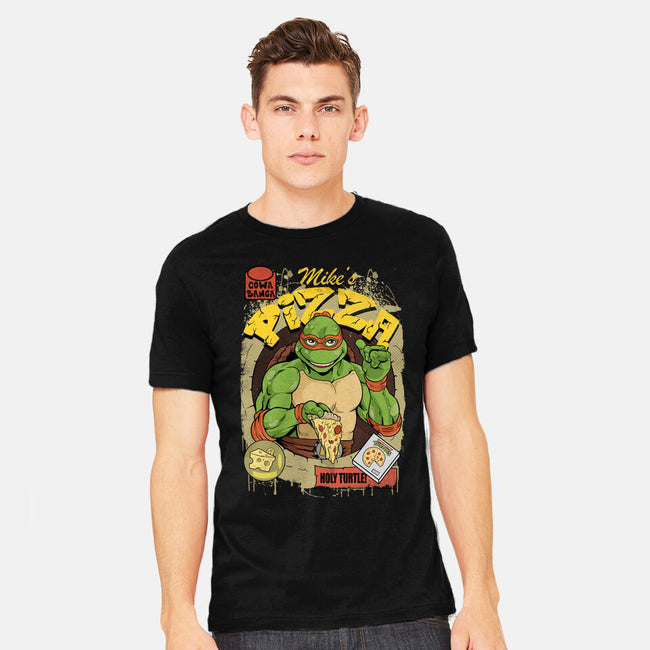 Mike's Pizza-mens heavyweight tee-Nihon Bunka