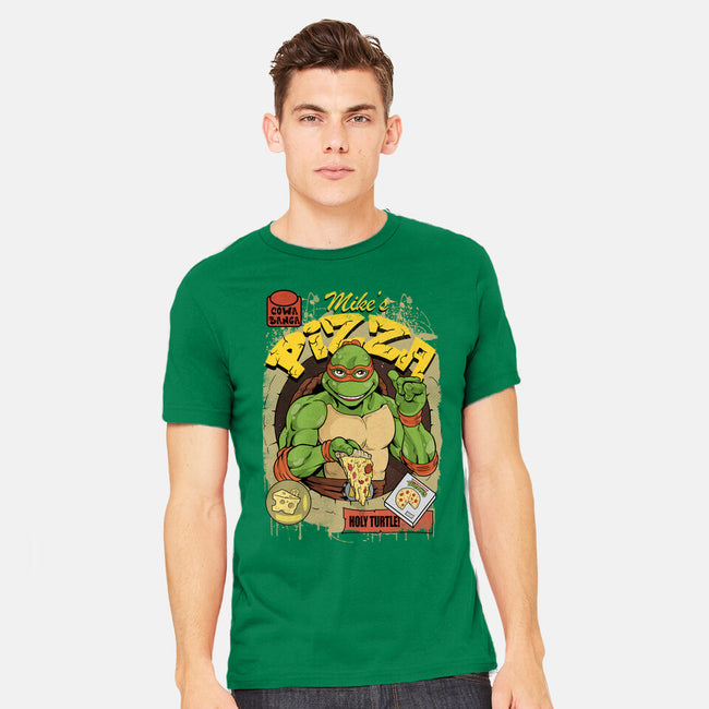 Mike's Pizza-mens heavyweight tee-Nihon Bunka