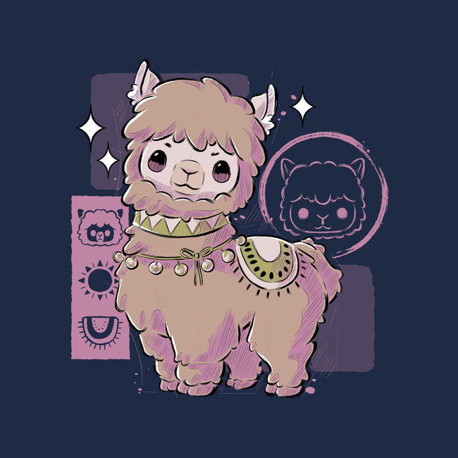 Cute Alpaca-none stretched canvas-xMorfina