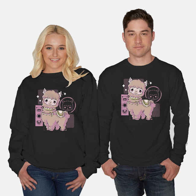 Cute Alpaca-unisex crew neck sweatshirt-xMorfina