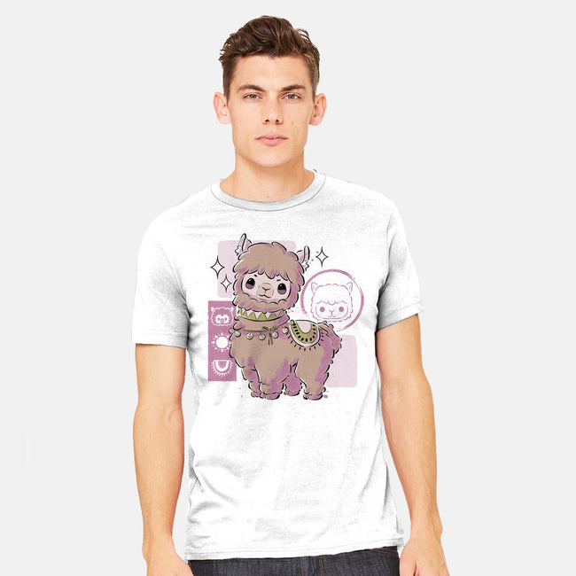 Cute Alpaca-mens heavyweight tee-xMorfina