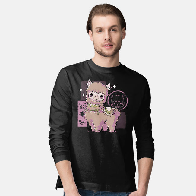 Cute Alpaca-mens long sleeved tee-xMorfina