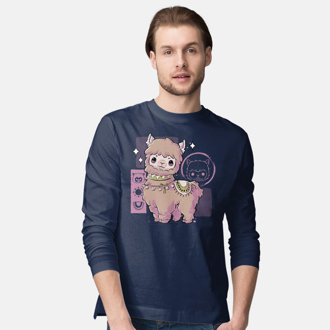 Cute Alpaca-mens long sleeved tee-xMorfina