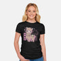 Cute Alpaca-womens fitted tee-xMorfina