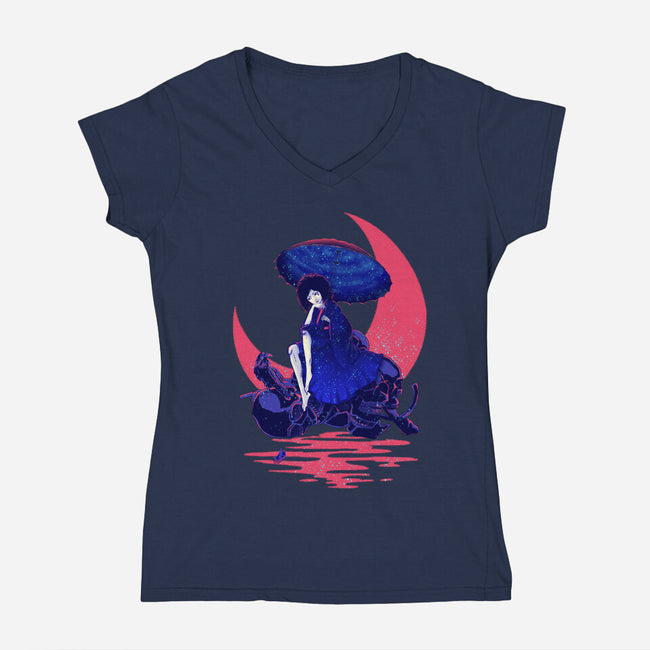May Death Be With You-womens v-neck tee-Ionfox