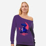 May Death Be With You-womens off shoulder sweatshirt-Ionfox