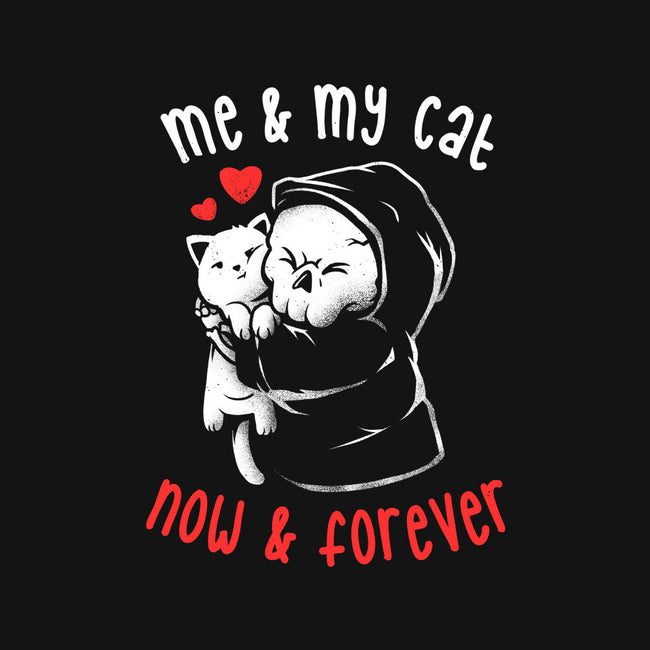 Me And My Cat-none fleece blanket-eduely