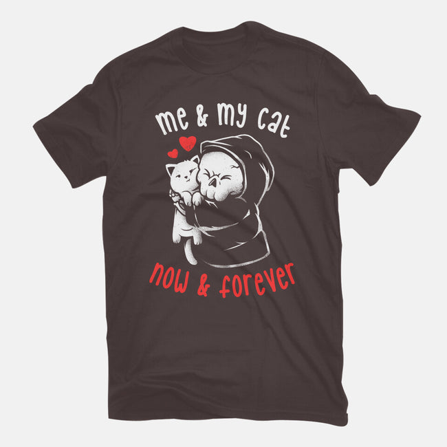 Me And My Cat-womens basic tee-eduely