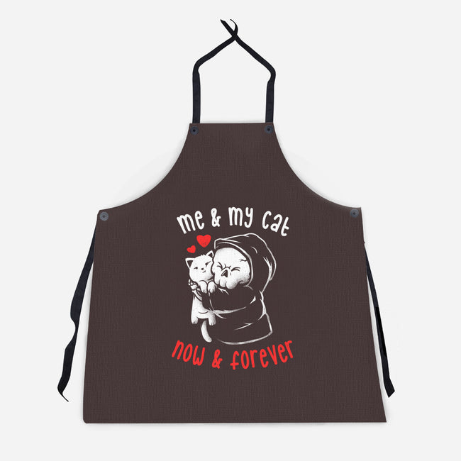 Me And My Cat-unisex kitchen apron-eduely