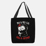 Me And My Cat-none basic tote bag-eduely