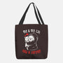 Me And My Cat-none basic tote bag-eduely