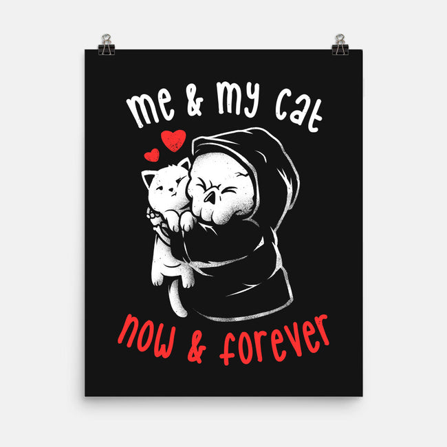 Me And My Cat-none matte poster-eduely