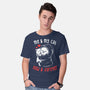 Me And My Cat-mens basic tee-eduely