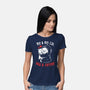 Me And My Cat-womens basic tee-eduely