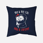 Me And My Cat-none removable cover w insert throw pillow-eduely