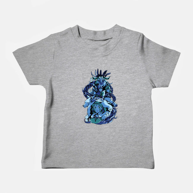 Princess Wolf-baby basic tee-Sux