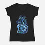 Princess Wolf-womens v-neck tee-Sux