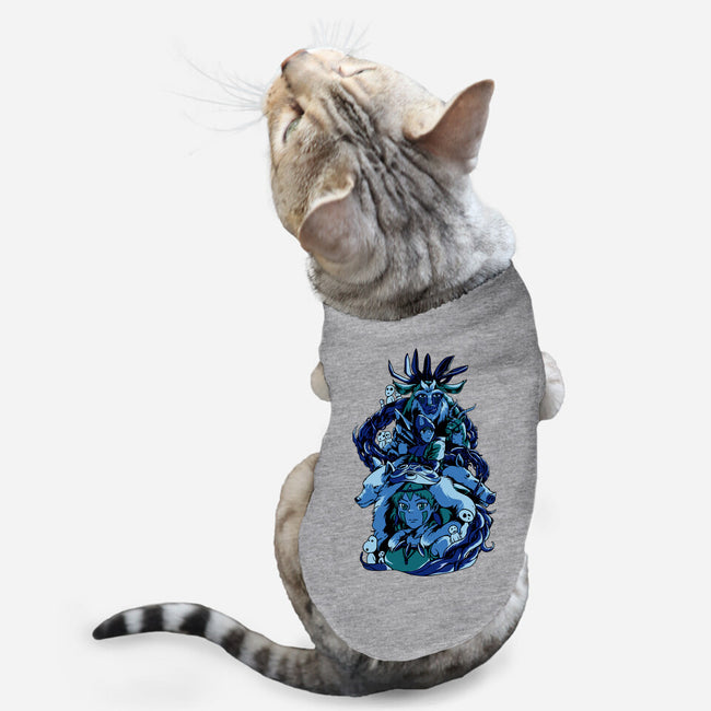 Princess Wolf-cat basic pet tank-Sux