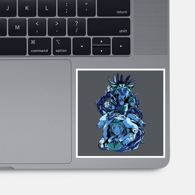 Princess Wolf-none glossy sticker-Sux