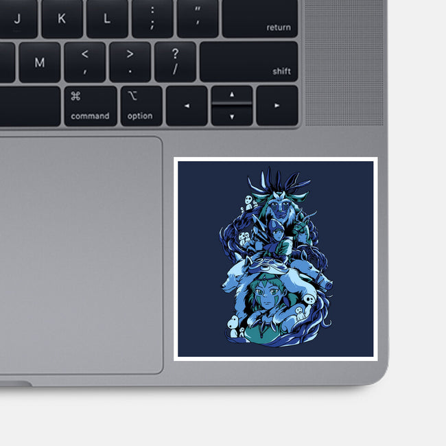 Princess Wolf-none glossy sticker-Sux