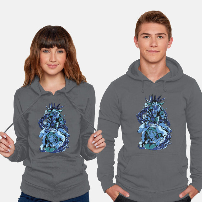 Princess Wolf-unisex pullover sweatshirt-Sux