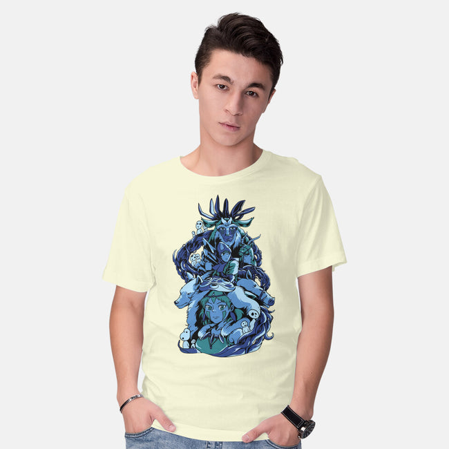 Princess Wolf-mens basic tee-Sux