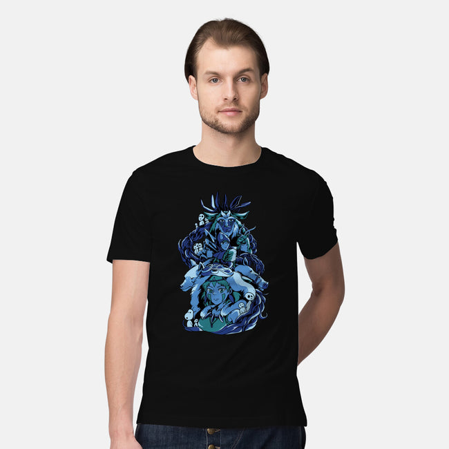 Princess Wolf-mens premium tee-Sux