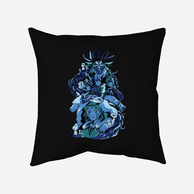 Princess Wolf-none removable cover throw pillow-Sux