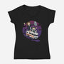 Going Into Bat-tle-womens v-neck tee-RebelArt