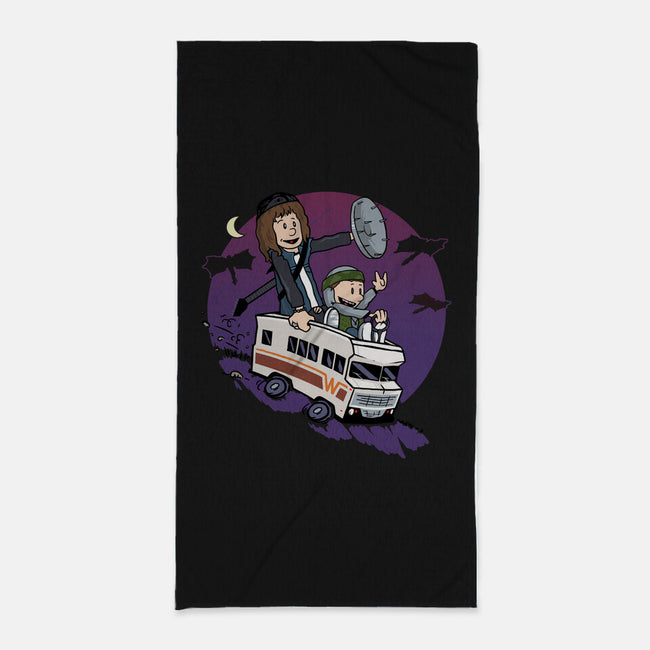 Going Into Bat-tle-none beach towel-RebelArt