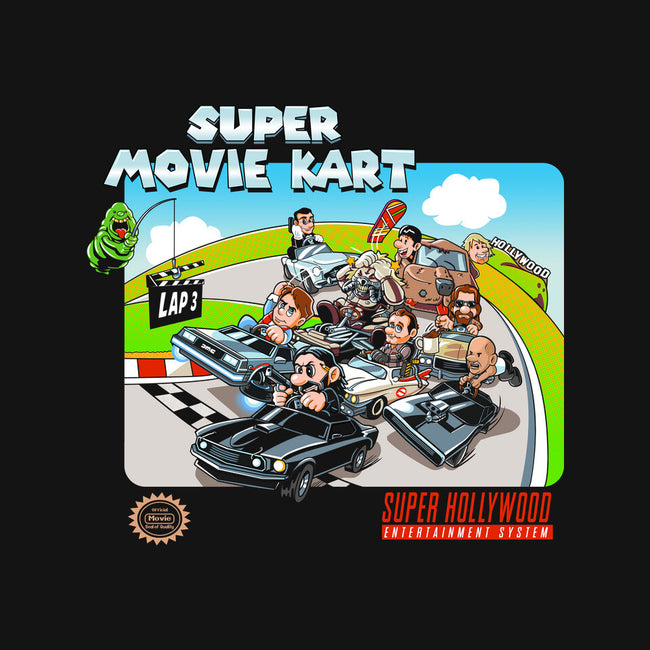 Super Movie Kart-none removable cover w insert throw pillow-goodidearyan