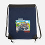 Super Movie Kart-none drawstring bag-goodidearyan