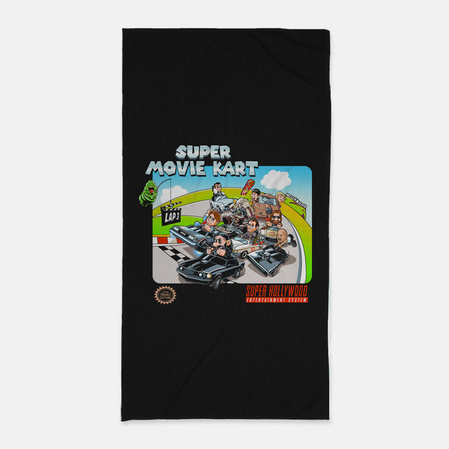 Super Movie Kart-none beach towel-goodidearyan